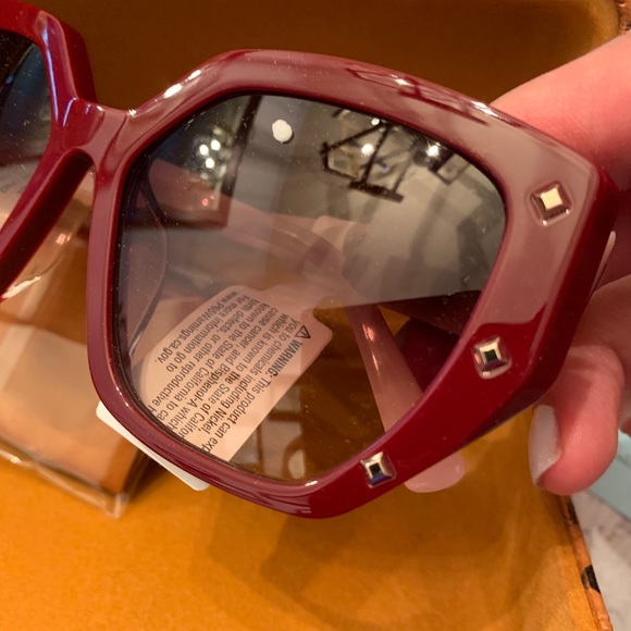 SOLD⛔️Authentic MCM star Studs 55 acetate colorblock sunglasses - Picture 4 of 14